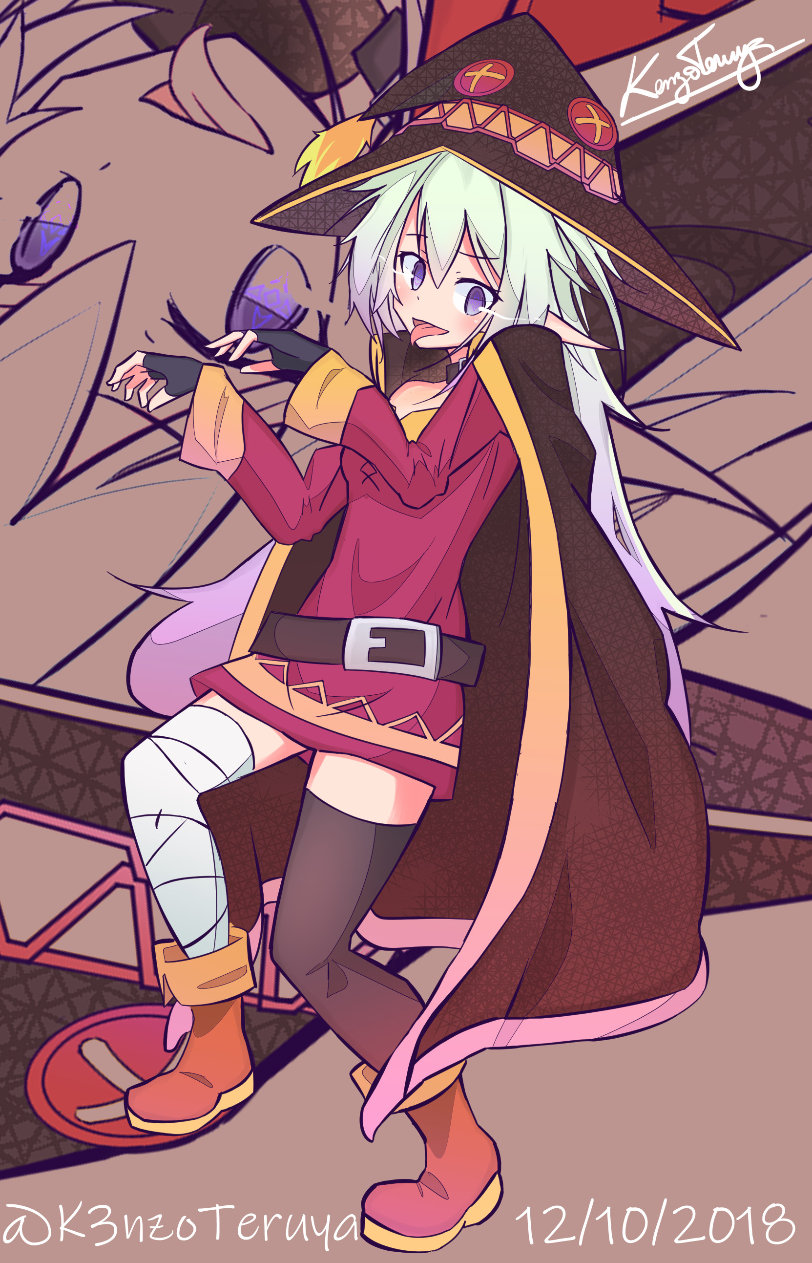 Artstation Oc Nowi Megumin Costume Konosuba 10 12 18 K3nzo Teruya