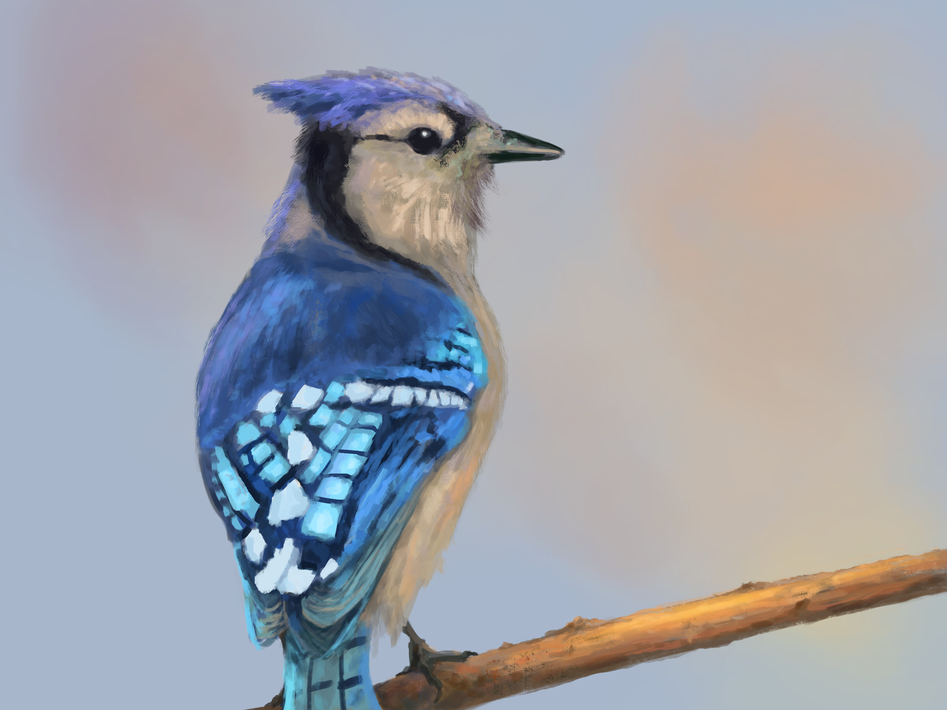 Artstation Little Blue Bird Michael Wassermann Blue bird — tretiy opening k anime naruto: little blue bird michael wassermann