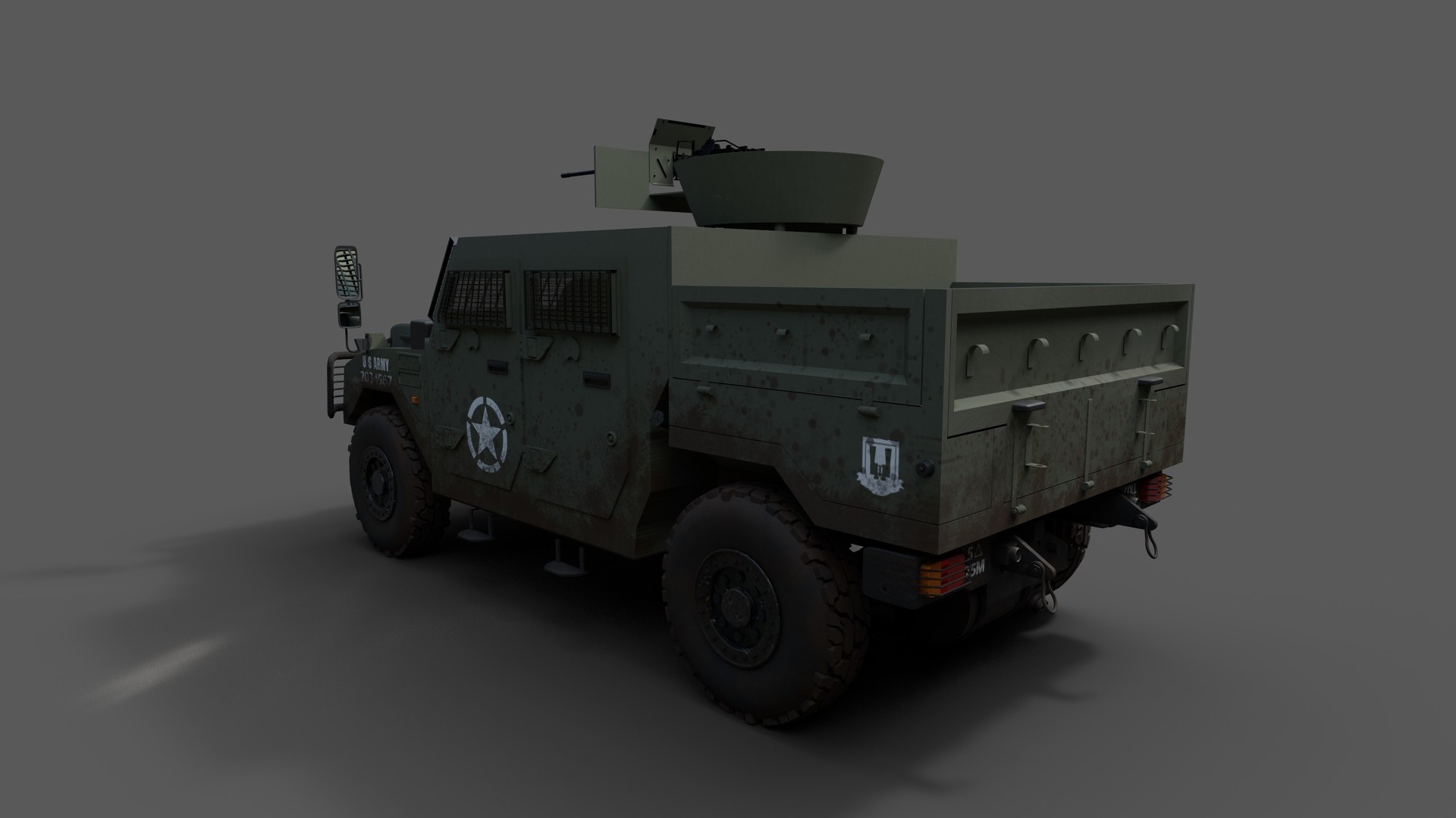 Artstation Renault Sherpa Scout Edition Modified Sanjay