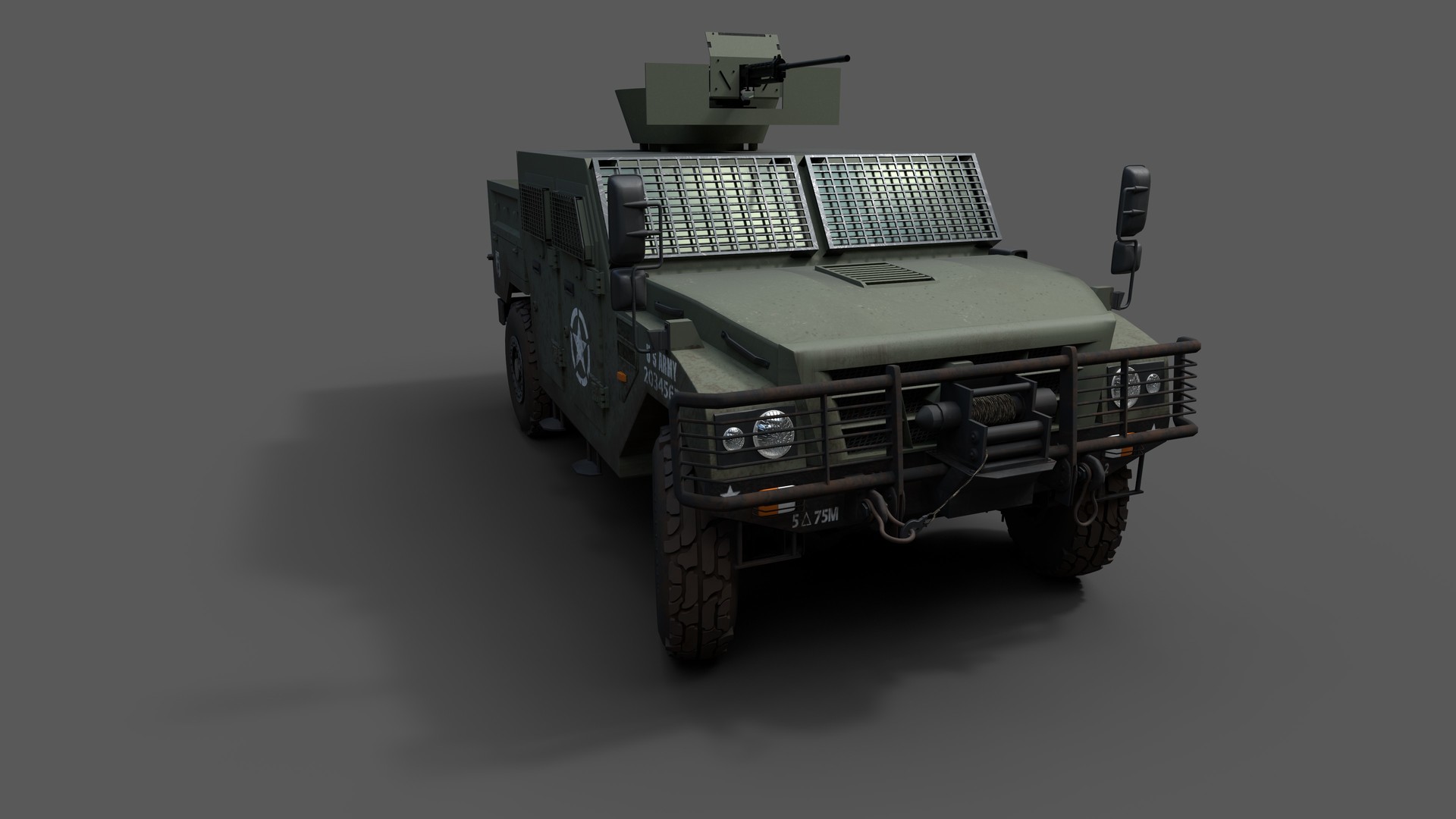 Artstation Renault Sherpa Scout Edition Modified Sanjay