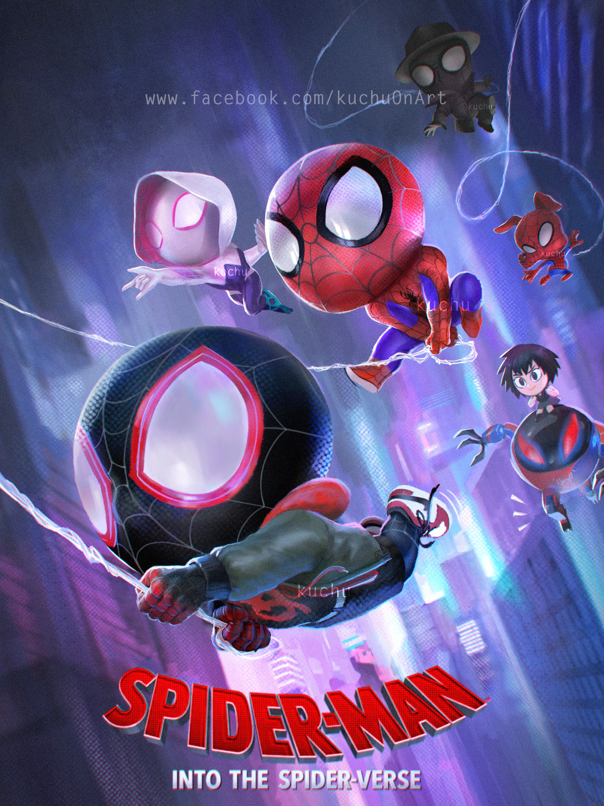 Artstation Spider Man Into The Spider Verse Kuchu Pack