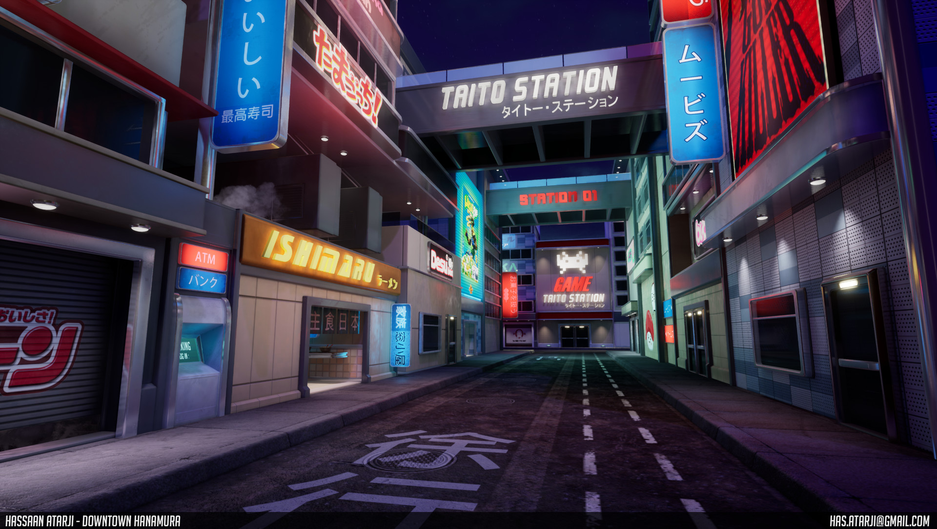 Artstation Downtown Hanamura Hassaan Atarji