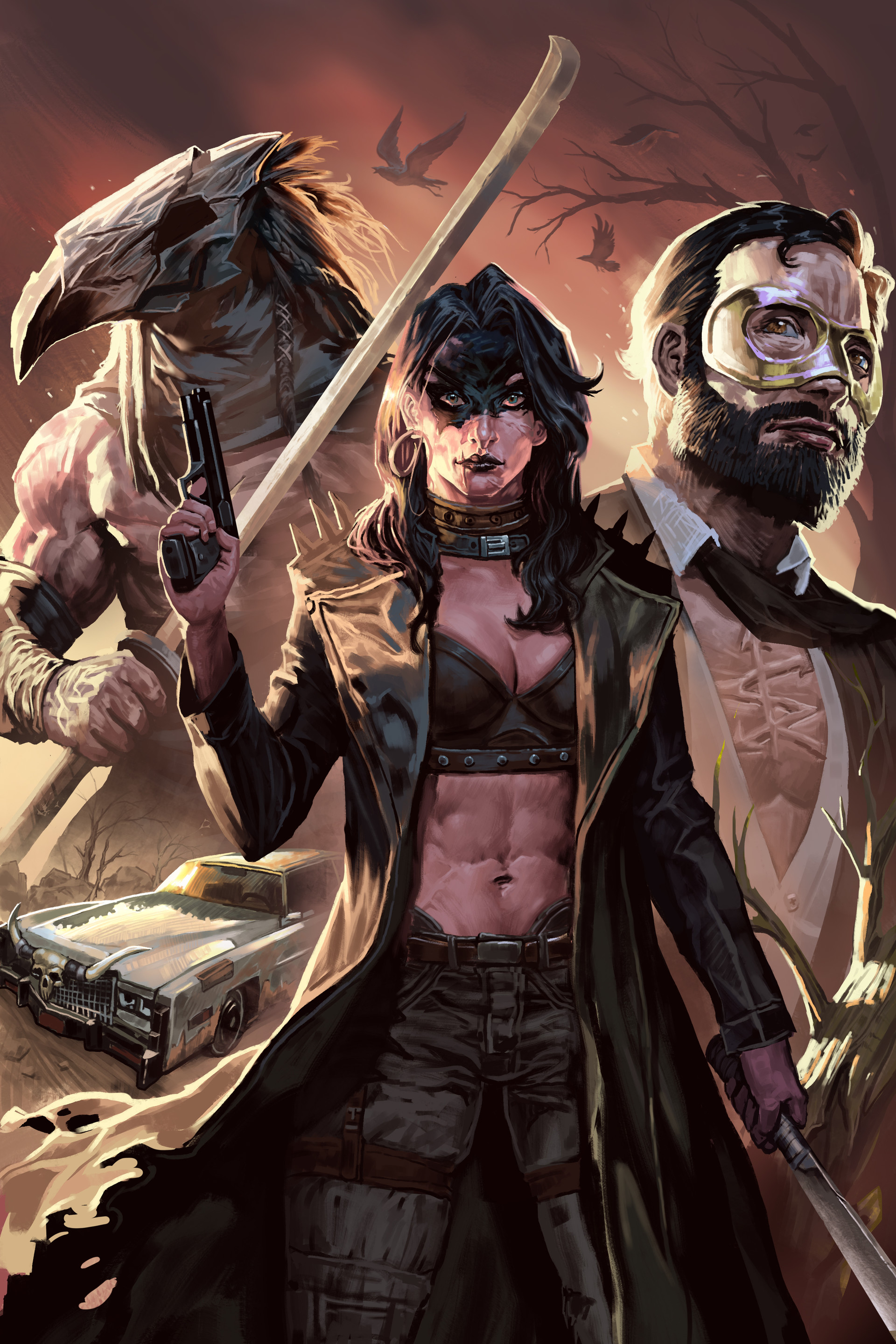 Pulp Fable Post Apocalyptic Urban Fantasy Book Cover For Sean Michael Argo By Huy Be Urbanfantasy
