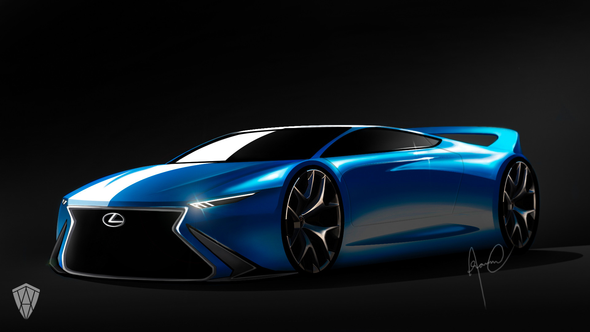 Artstation Lexus Two Door Concept Aravind Aanand