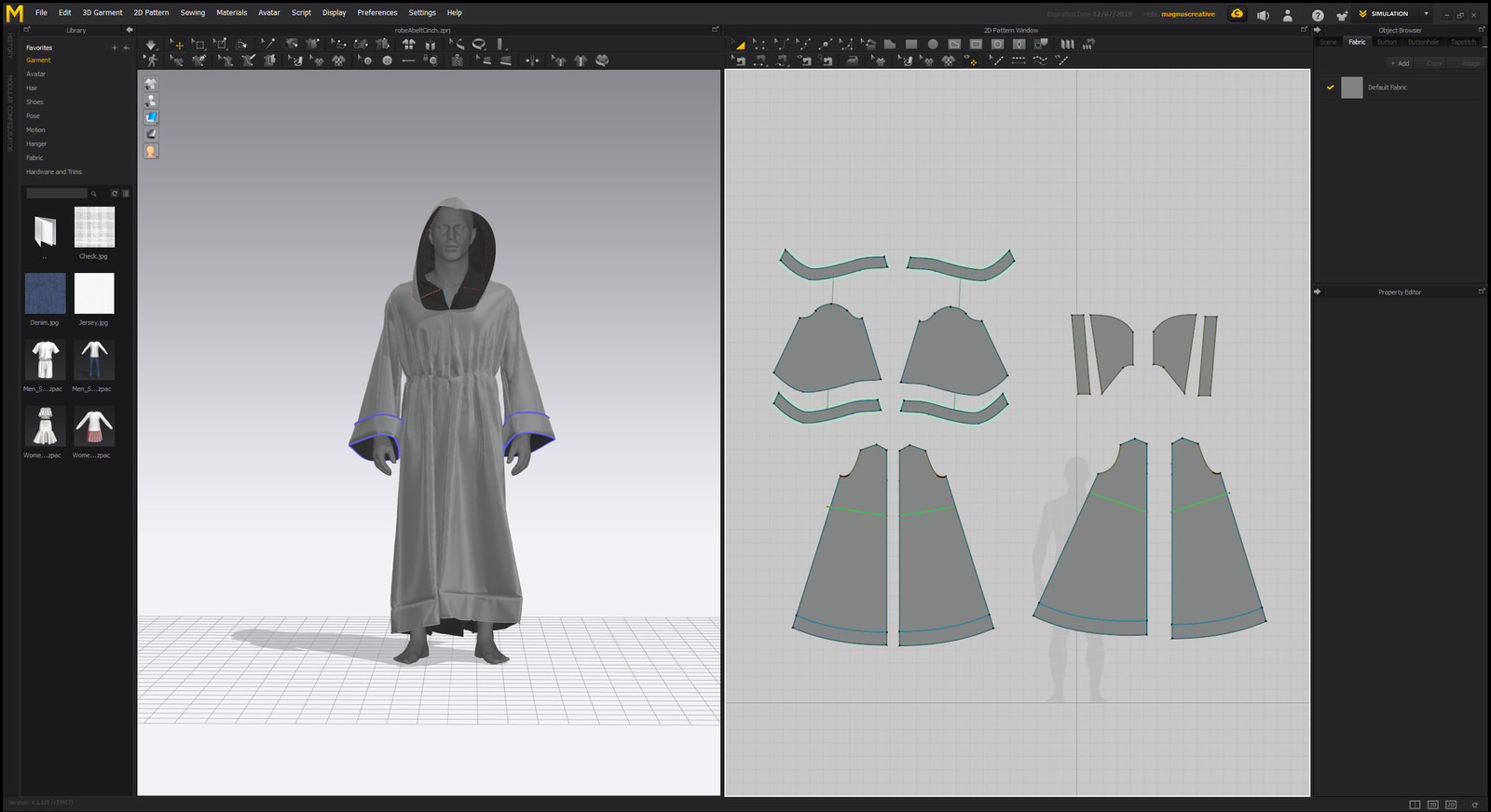 sewing shepherd robe