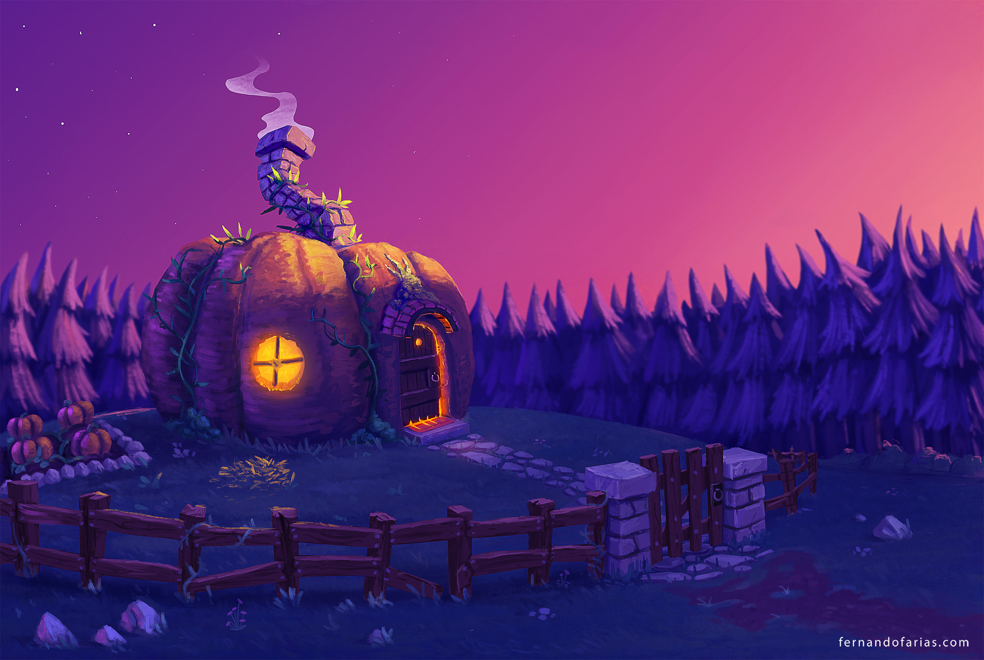 ArtStation Pumpkin house