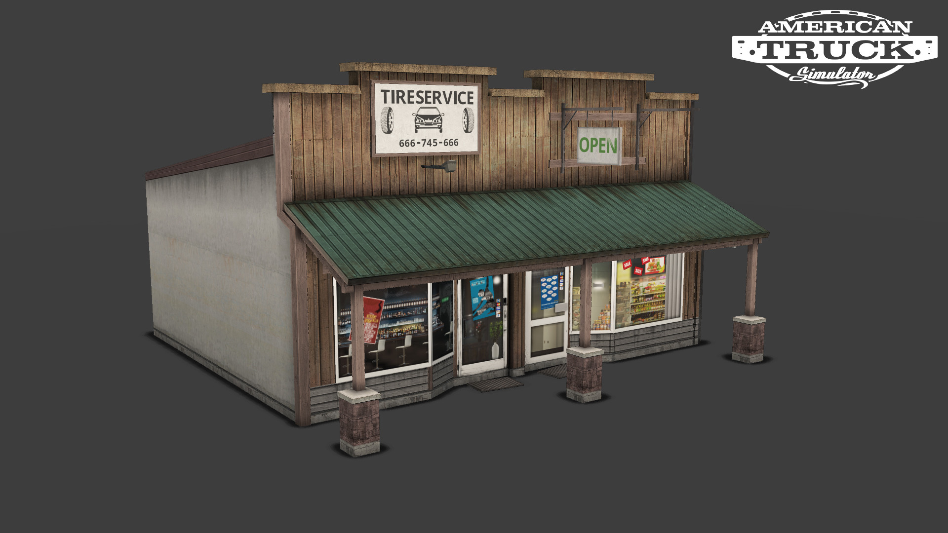 Artstation American Truck Simulator Assets Michal Sekela
