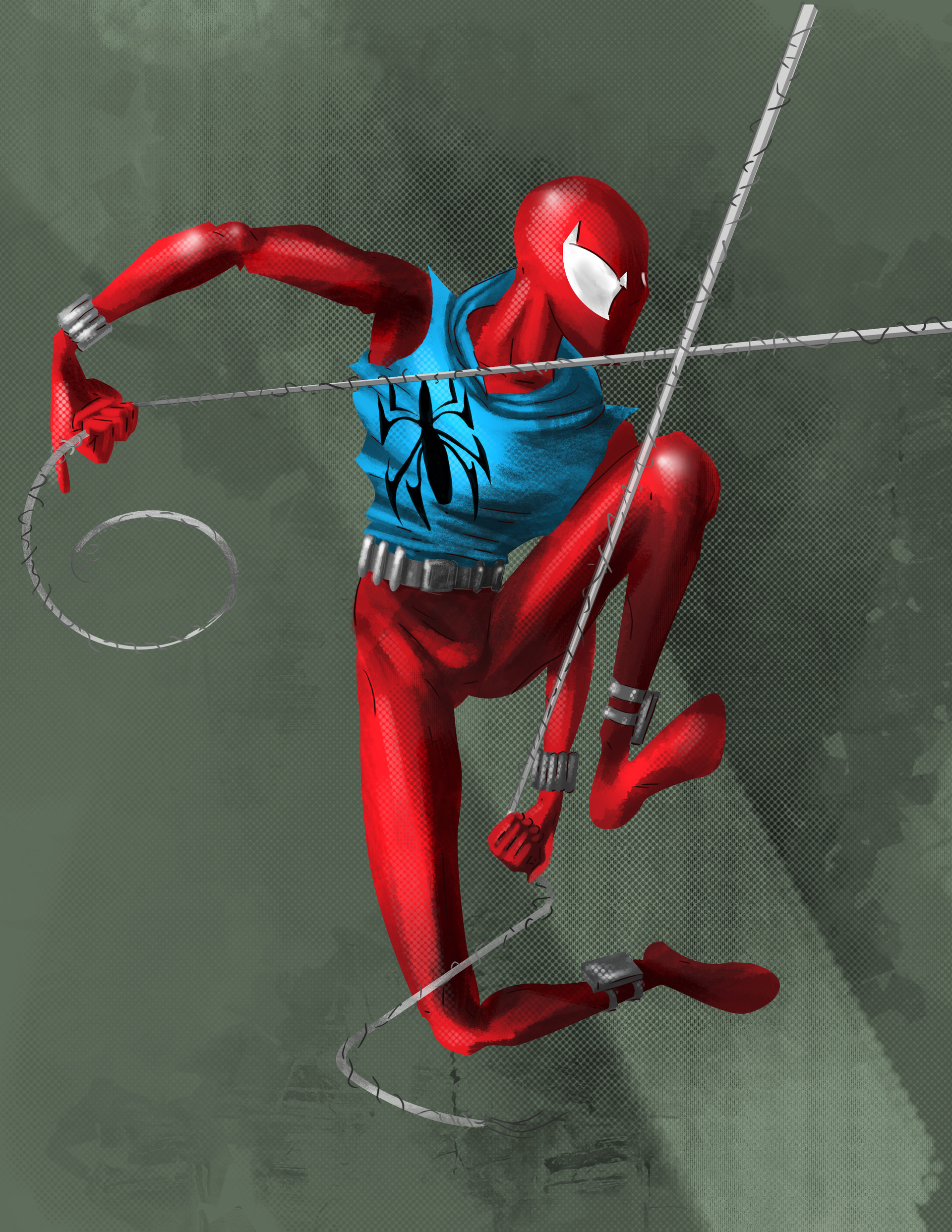 Artstation Scarlet Spider Sydnie Ponic