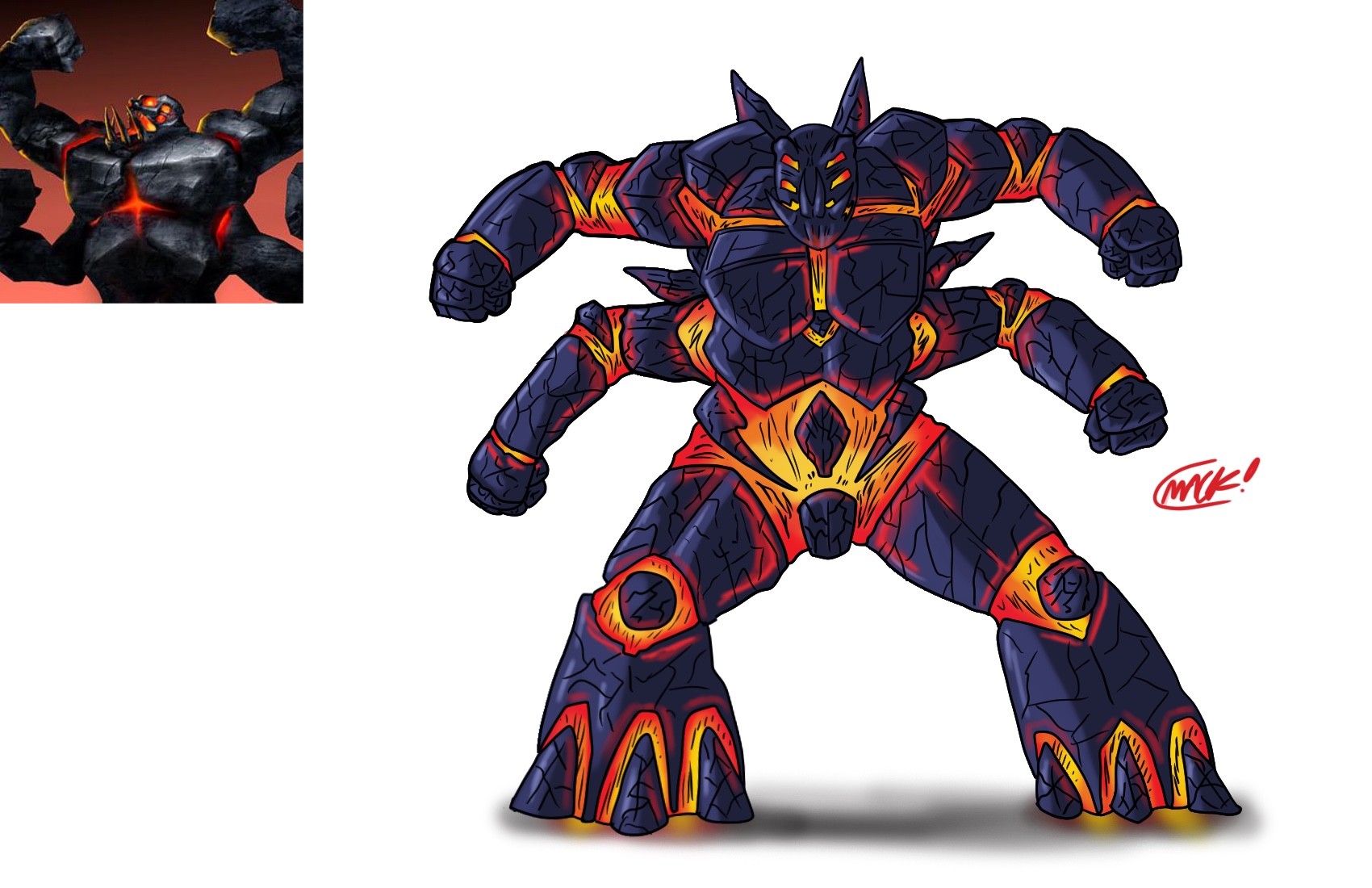 ArtStation War of the Monster Reboot Magmo