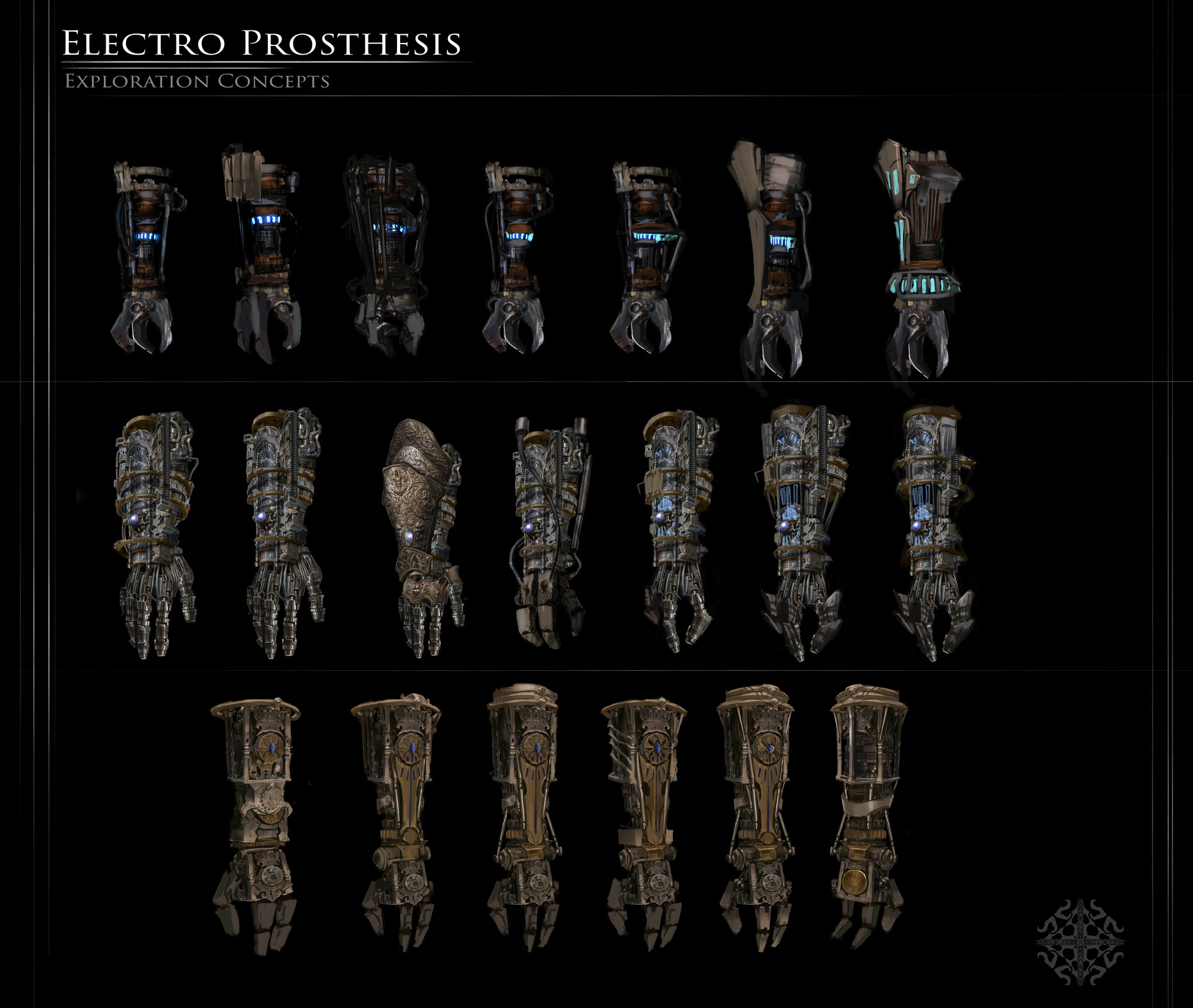 Artstation Electro Prosthesis Sidfriede Metierre Cedric Cunanan