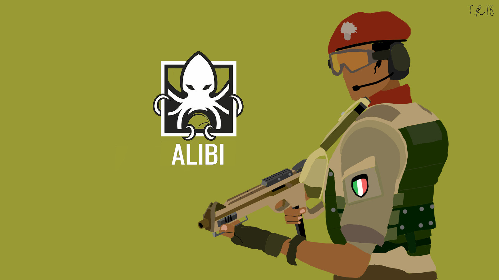 Raphael Moey - Rainbow Six: Siege Minimalist Art Collection