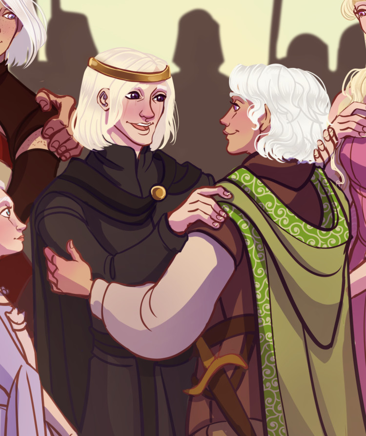 King Aegon III Targaryen and Viserys II Targaryen
