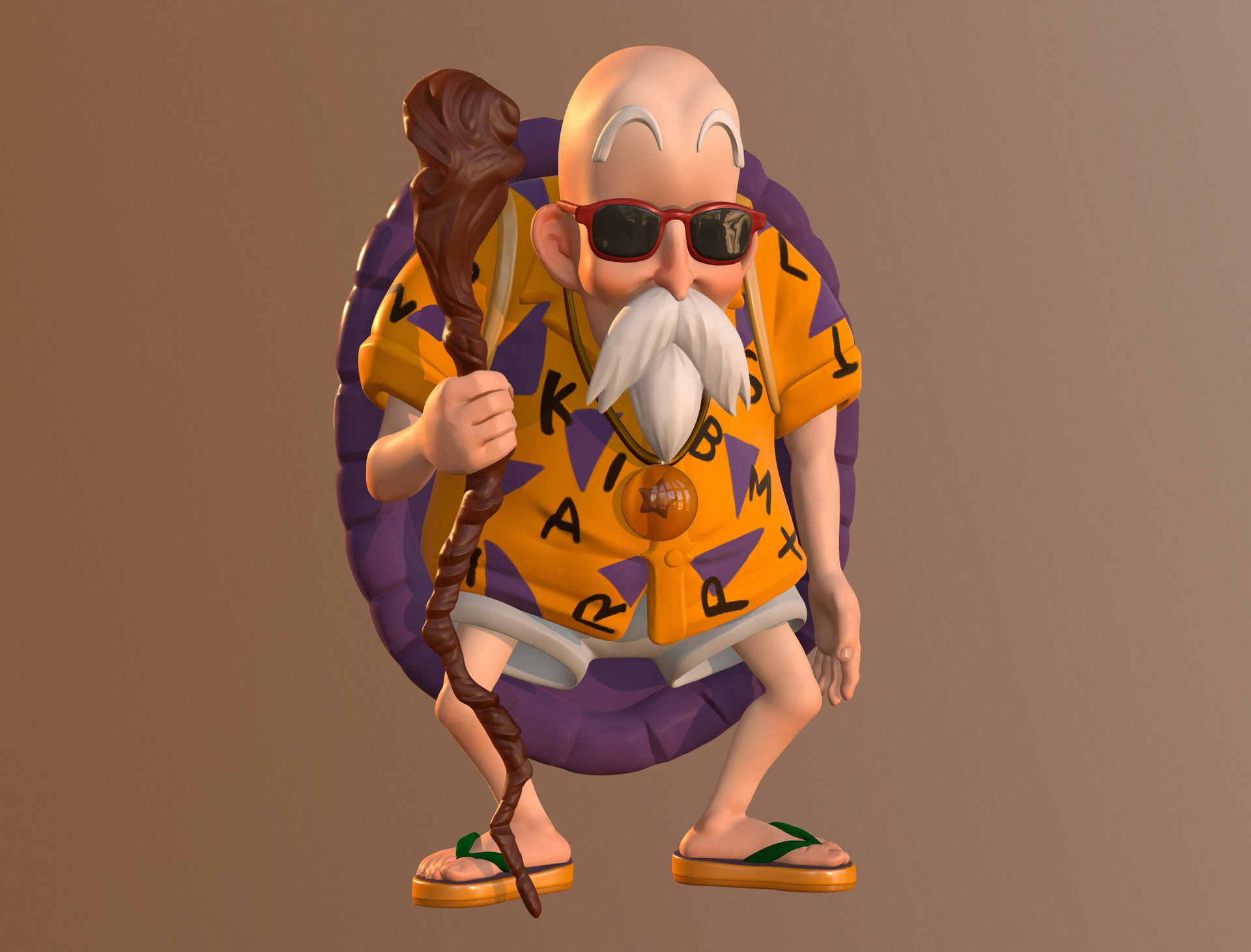 Artstation Master Roshi Paula Lumi