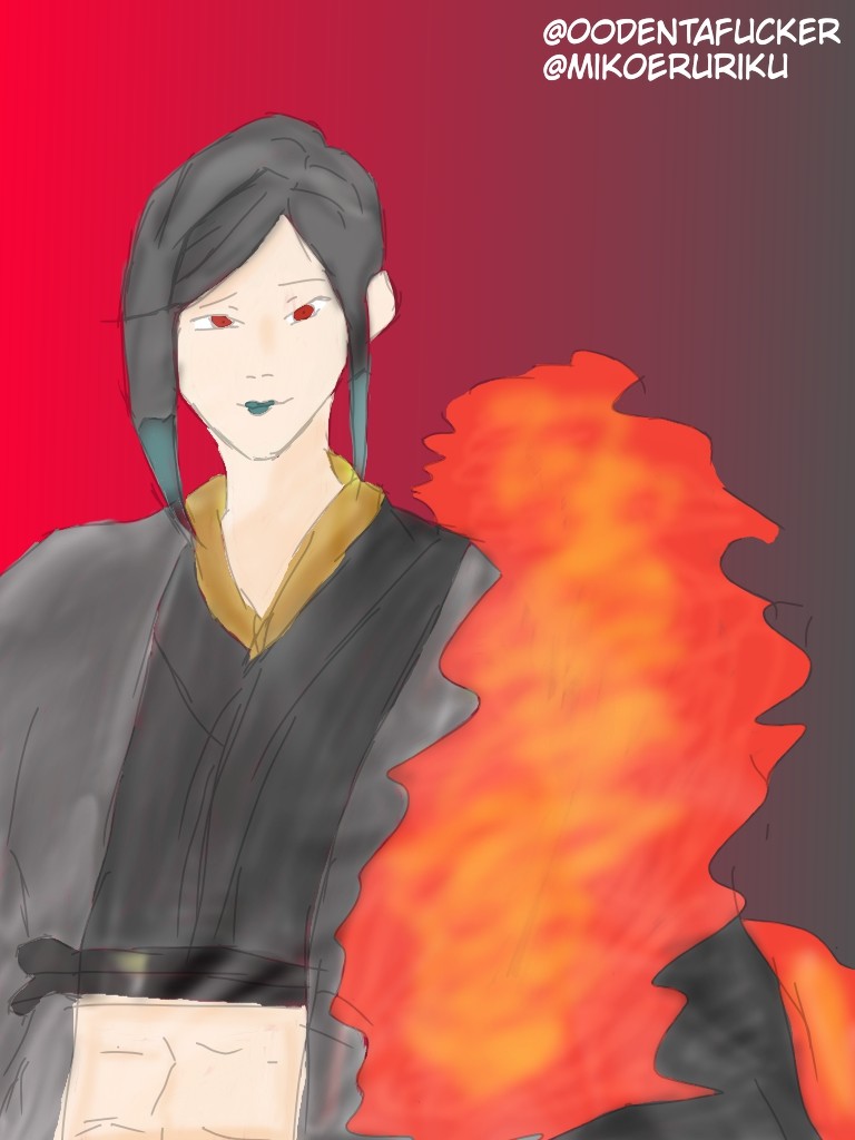 Artstation Fanart Touken Ranbu Shizukagata Naginata Miko