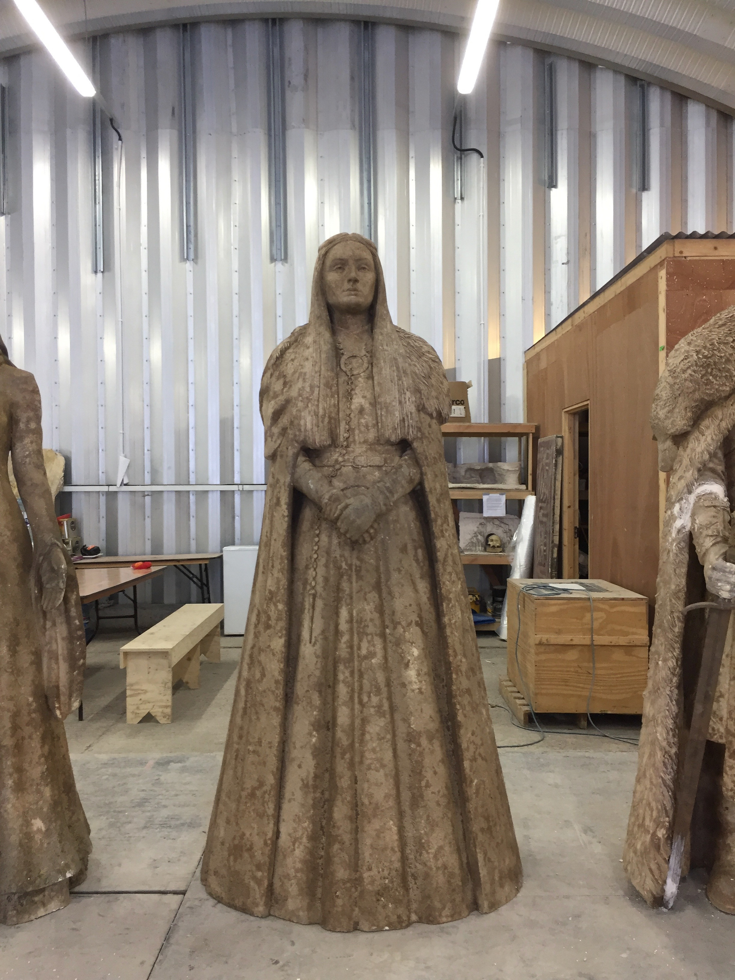 Sansa statue, original sculpted in clay by Darren and his amazing team!!