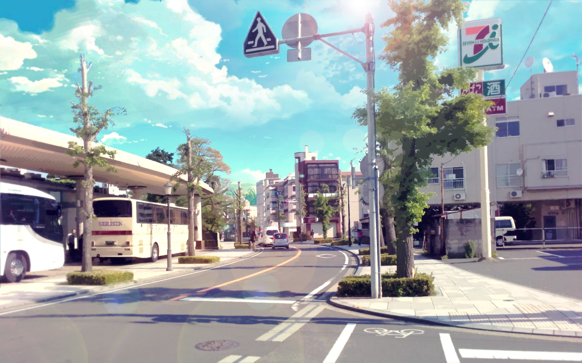 Mei Dian Jun 二次元场景 练习