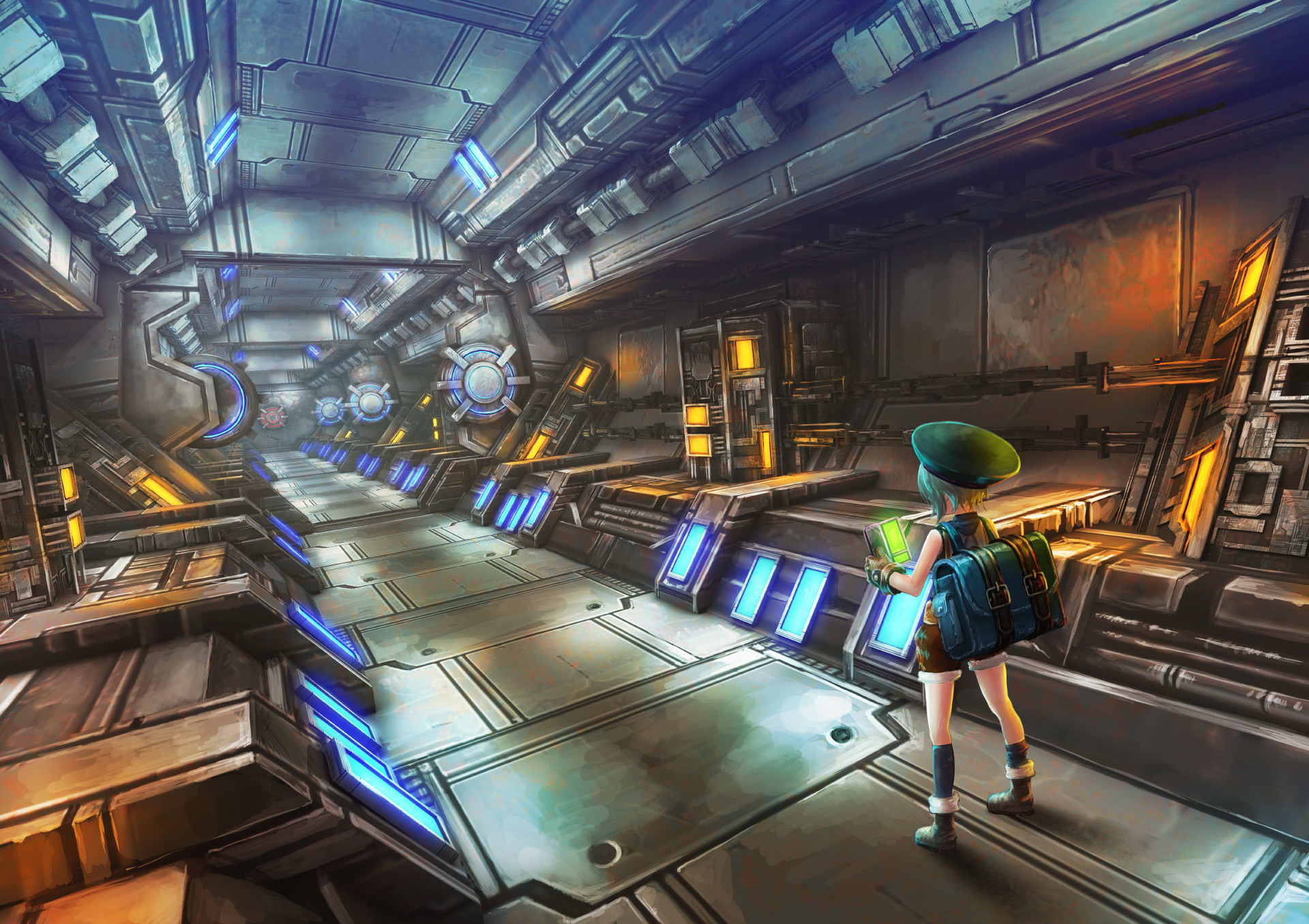 Artstation 研究所 廊下 Artstation 研究所 廊下