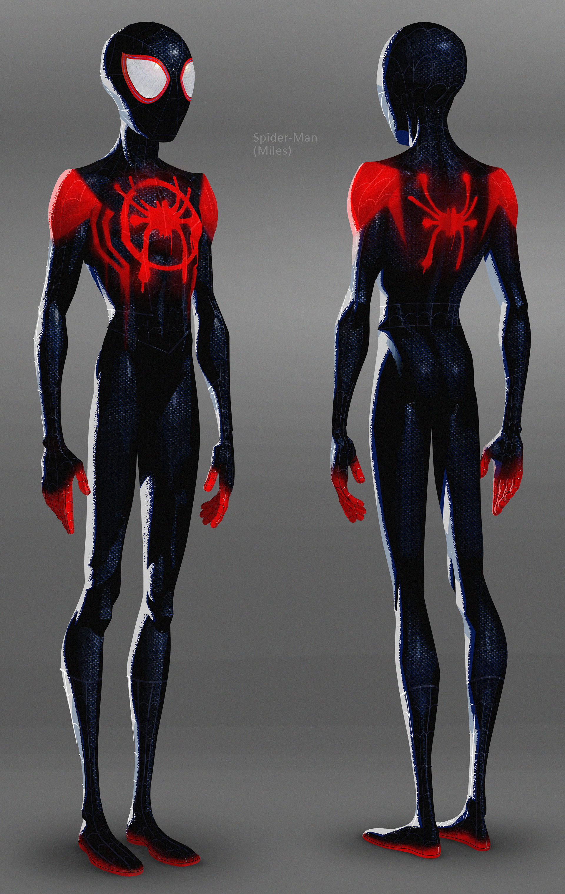 Artstation Miles Morales Spider Man Into The Spider Verse Yashar Kassai