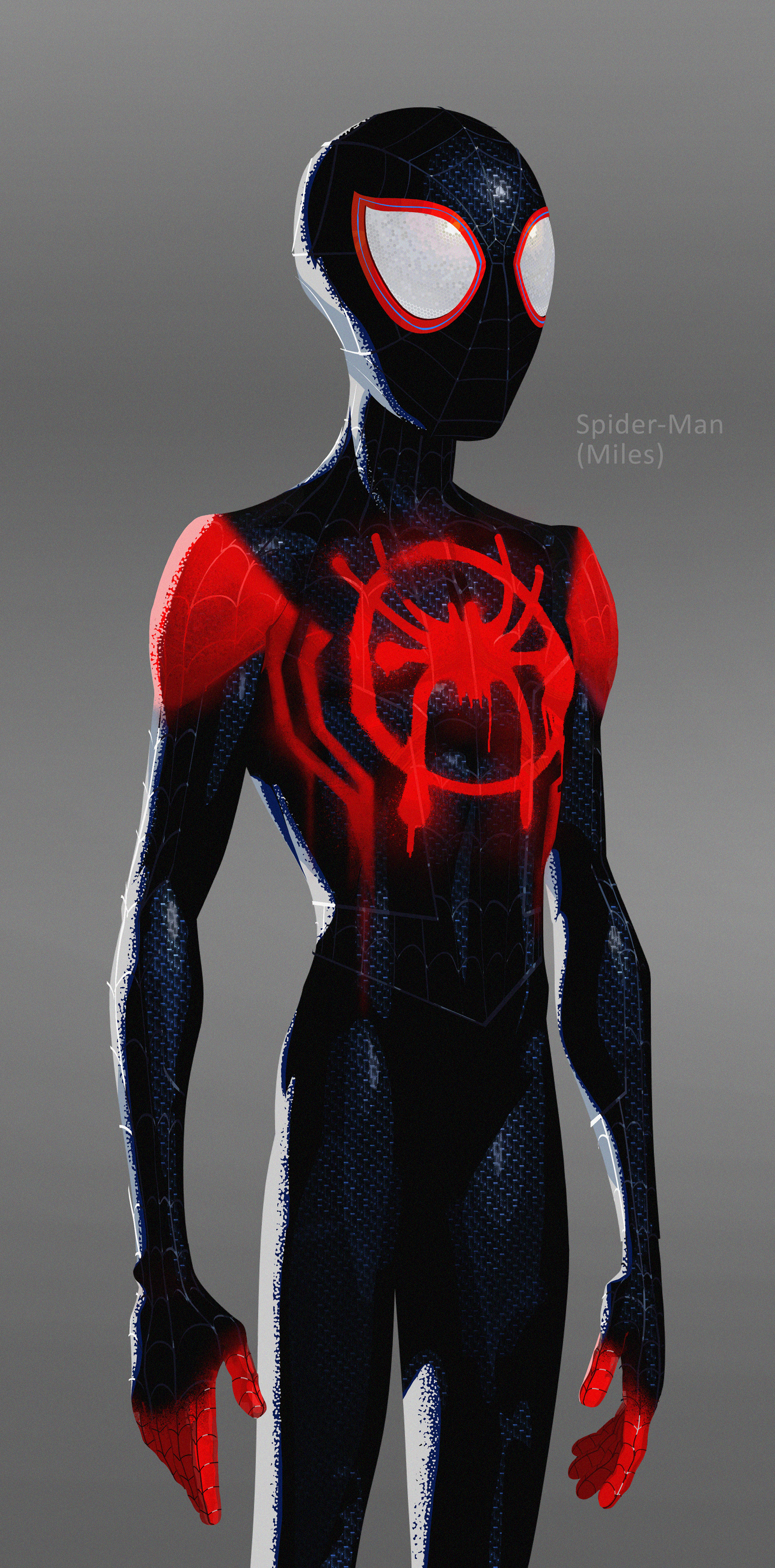 Artstation Miles Morales Spider Man Into The Spider Verse Yashar Kassai