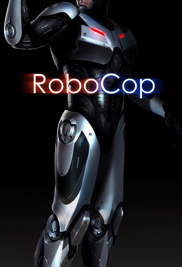 My idea for marketing my version of a Robocop movie.  I wanted it to look sleek, sexy and kinda GQ.