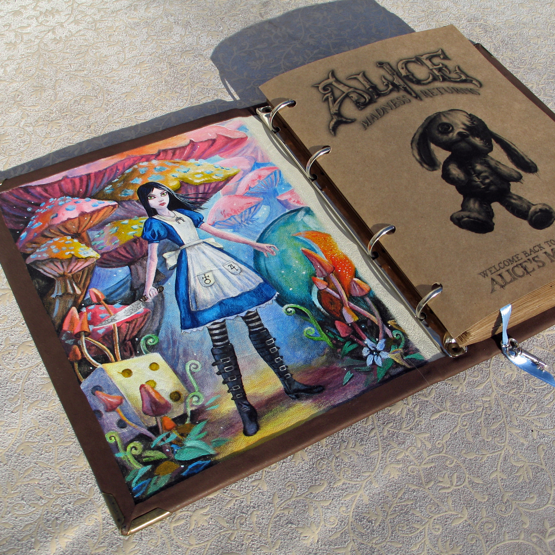 Artstation Leather Notebook Alice Madness Returns Alex