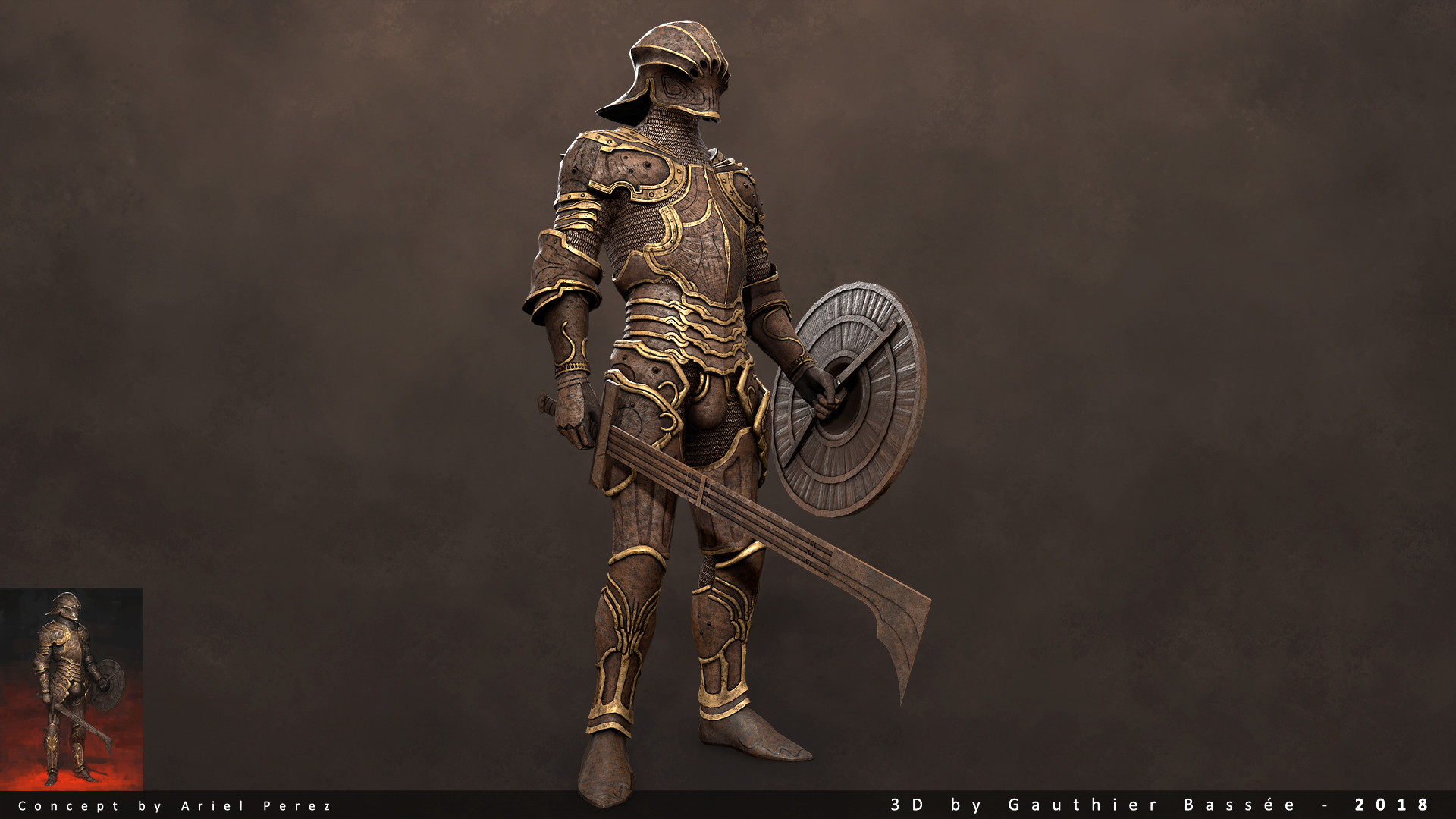 Artstation Hell Knight Gauthier Bassee