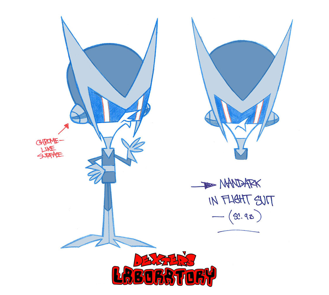 Chris Battle Mandark in Flight Suit DEXTER S LABORATORY