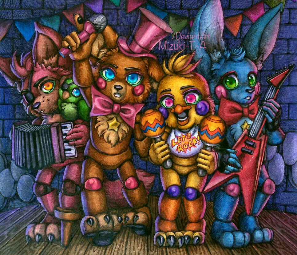 Artstation Fnaf Pizzeria Simulator Fanart Mizuki T A