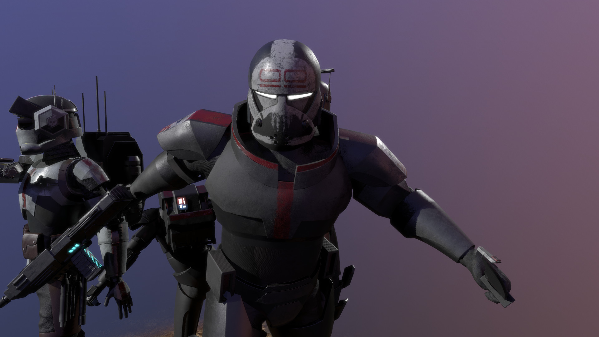 Artstation Star Wars Bad Batch Republic Commandos Full Squad Alexander Dmitriev