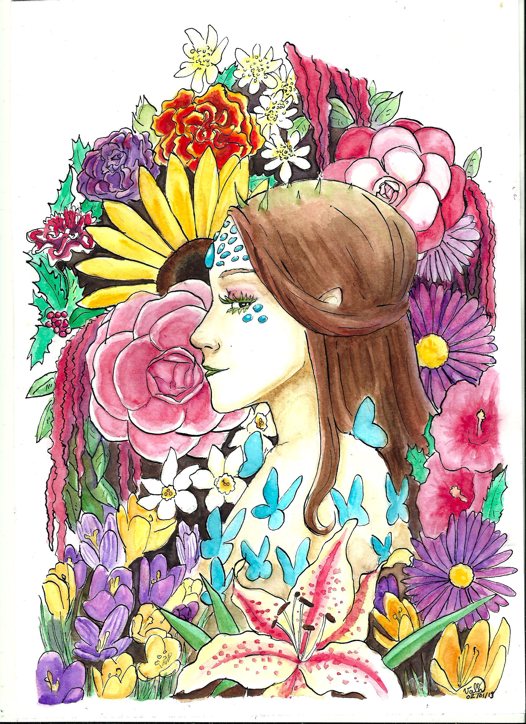 ArtStation Queen of Flowers