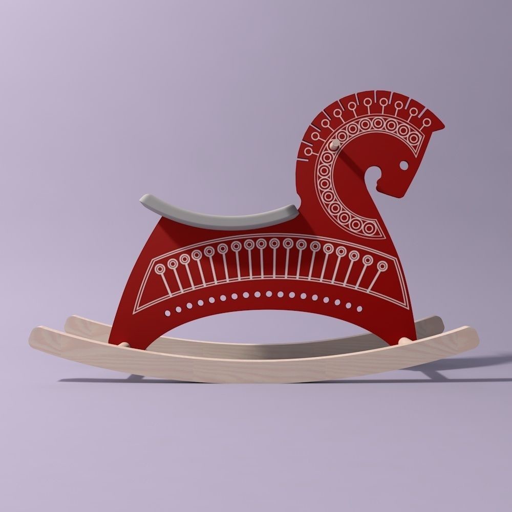 Artstation Rocking Horse Denis Merzlyakov