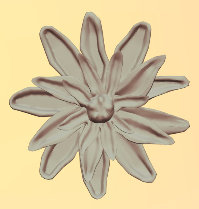 Fran - edelweis flower 3d print Fran - edelweis flower 3d print