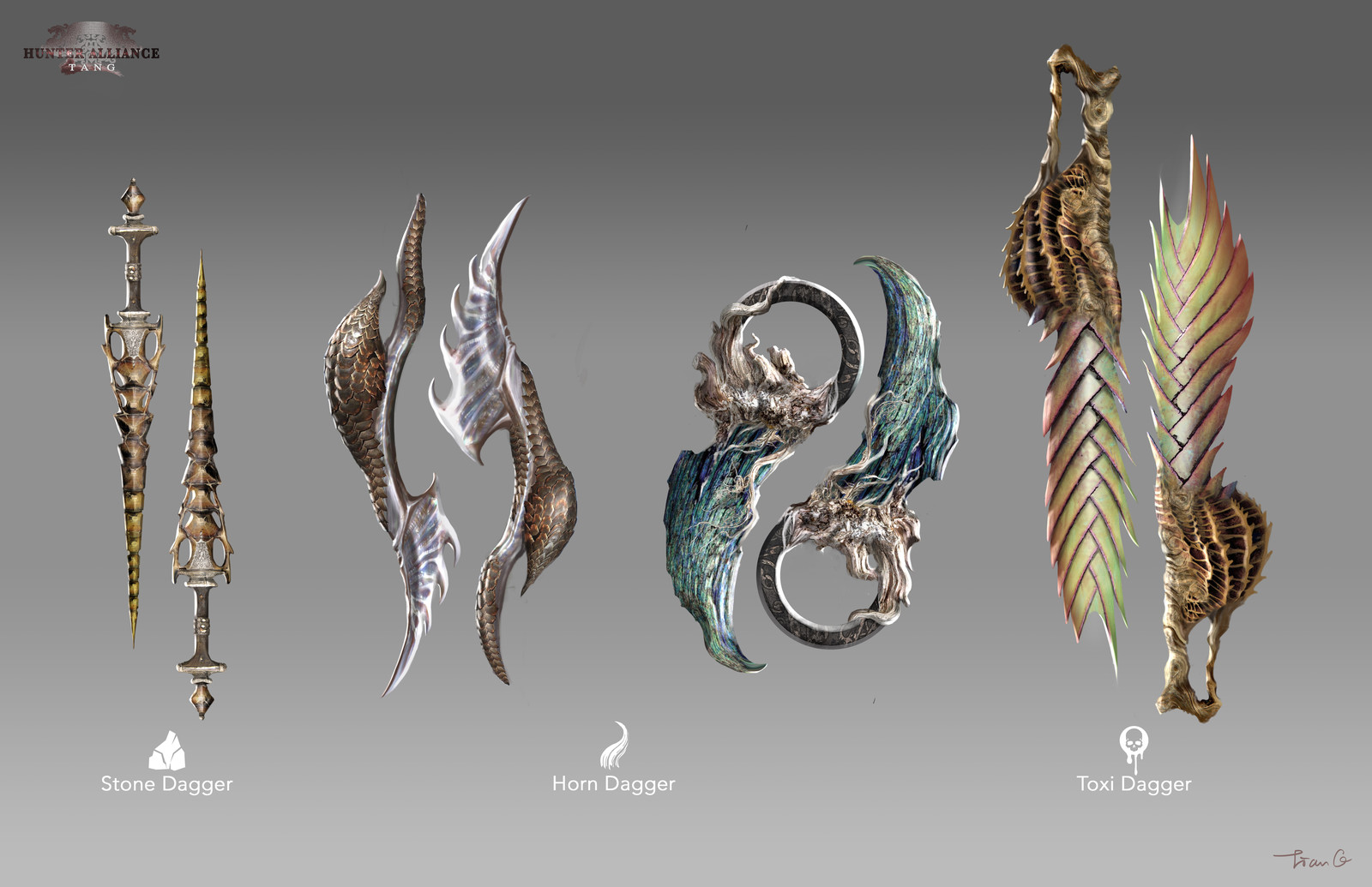 Hunter Alliance - Tang - Dagger Design