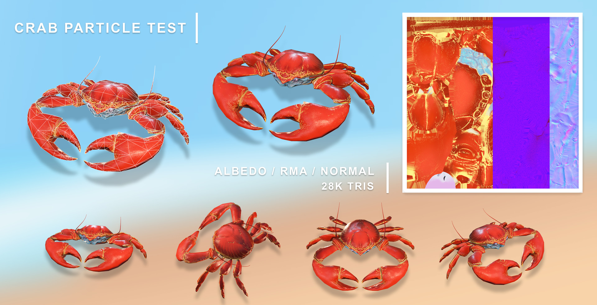 ArtStation Crab Particle Test