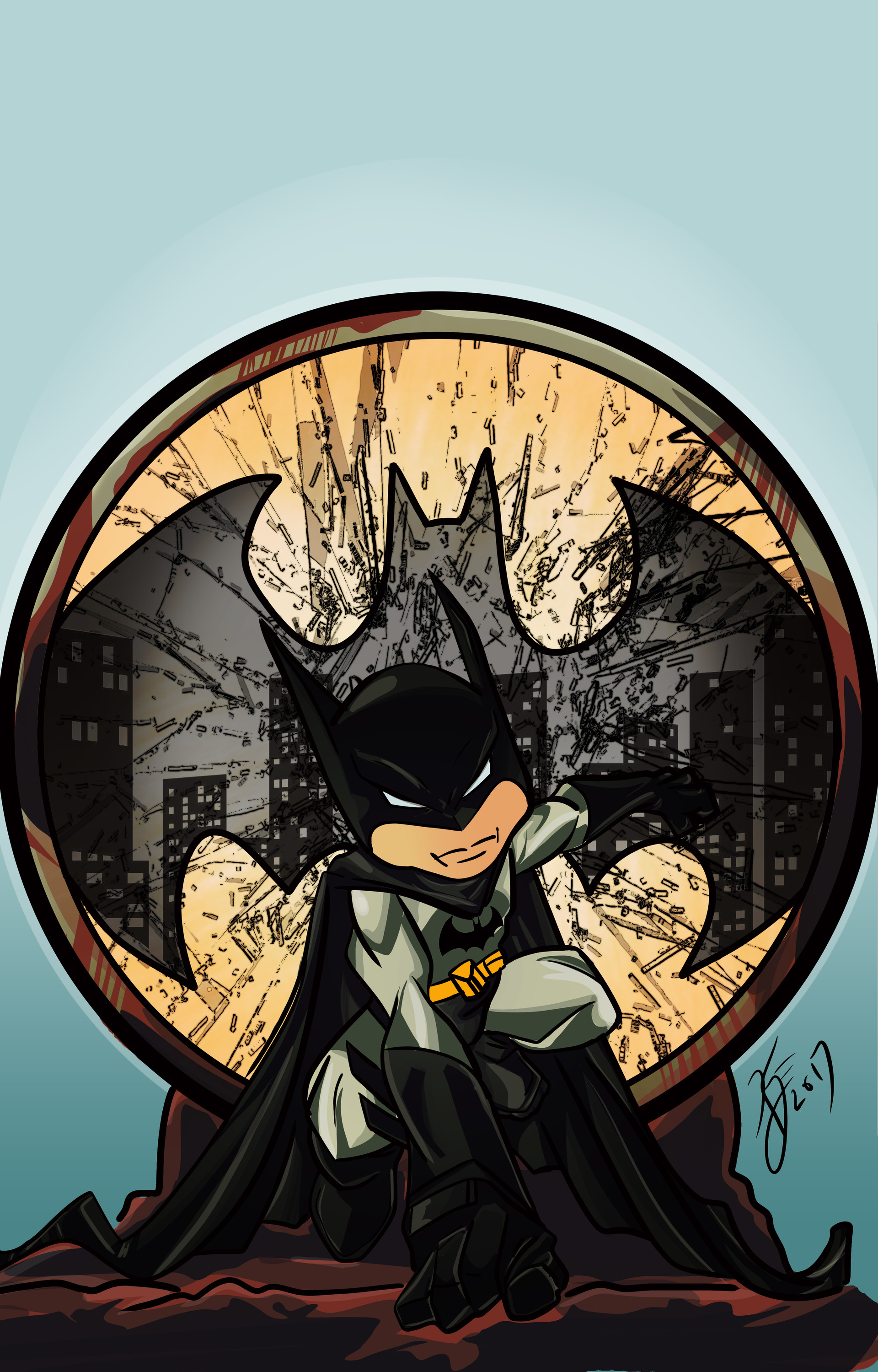 Khari Floyd - Batman and Batman Signal