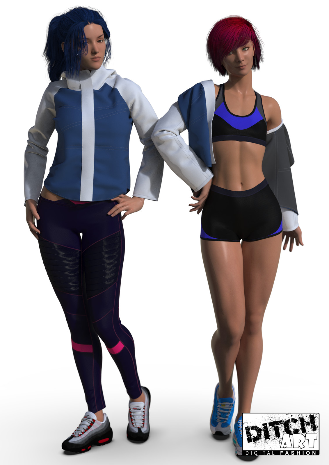 Fleece Sports Jacket - Marvelous Designer