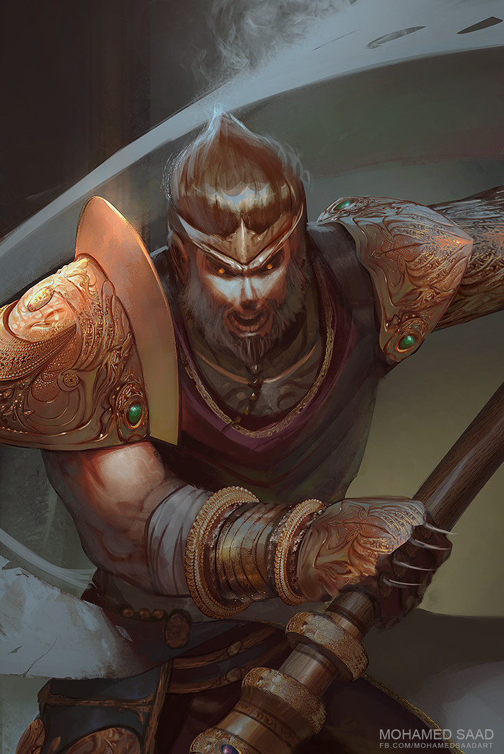 artstation wukong monke saad