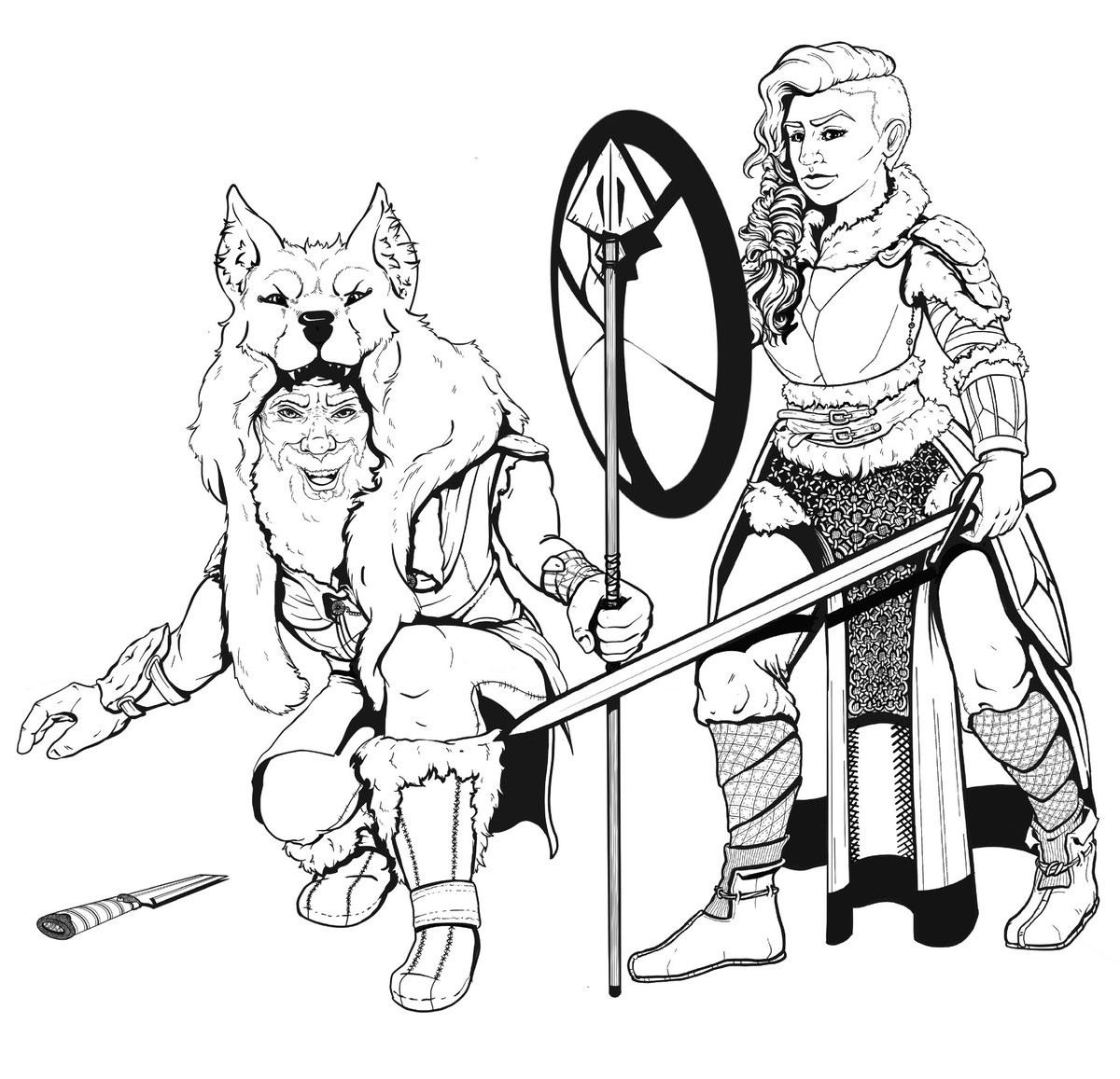 Viking and Shieldmaiden