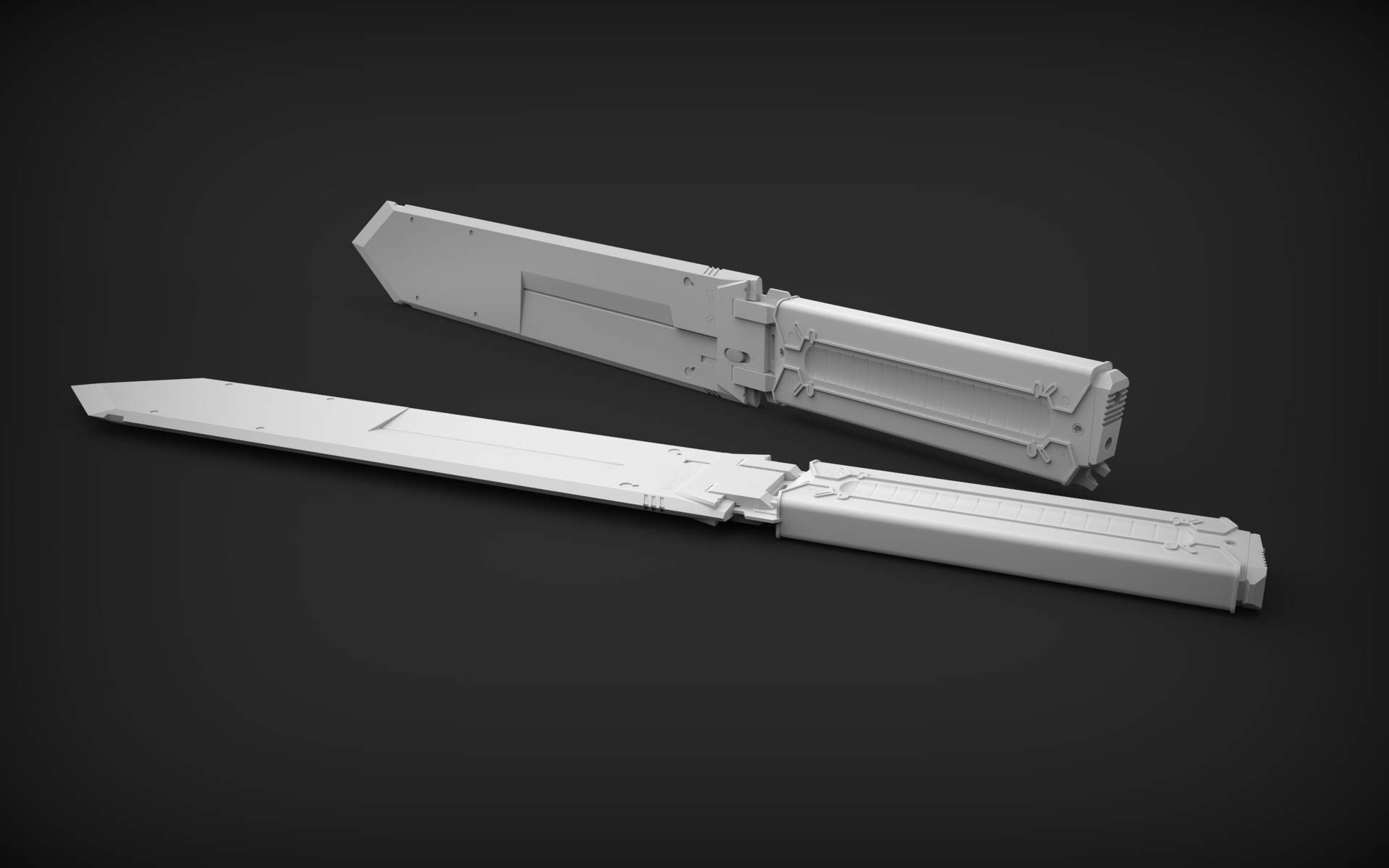 Futuristic Combat Knife