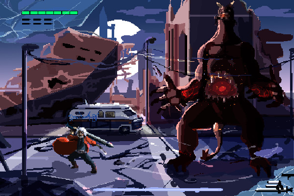 Artstation Devil May Cry 5 Pixel Art Jonathan Locci