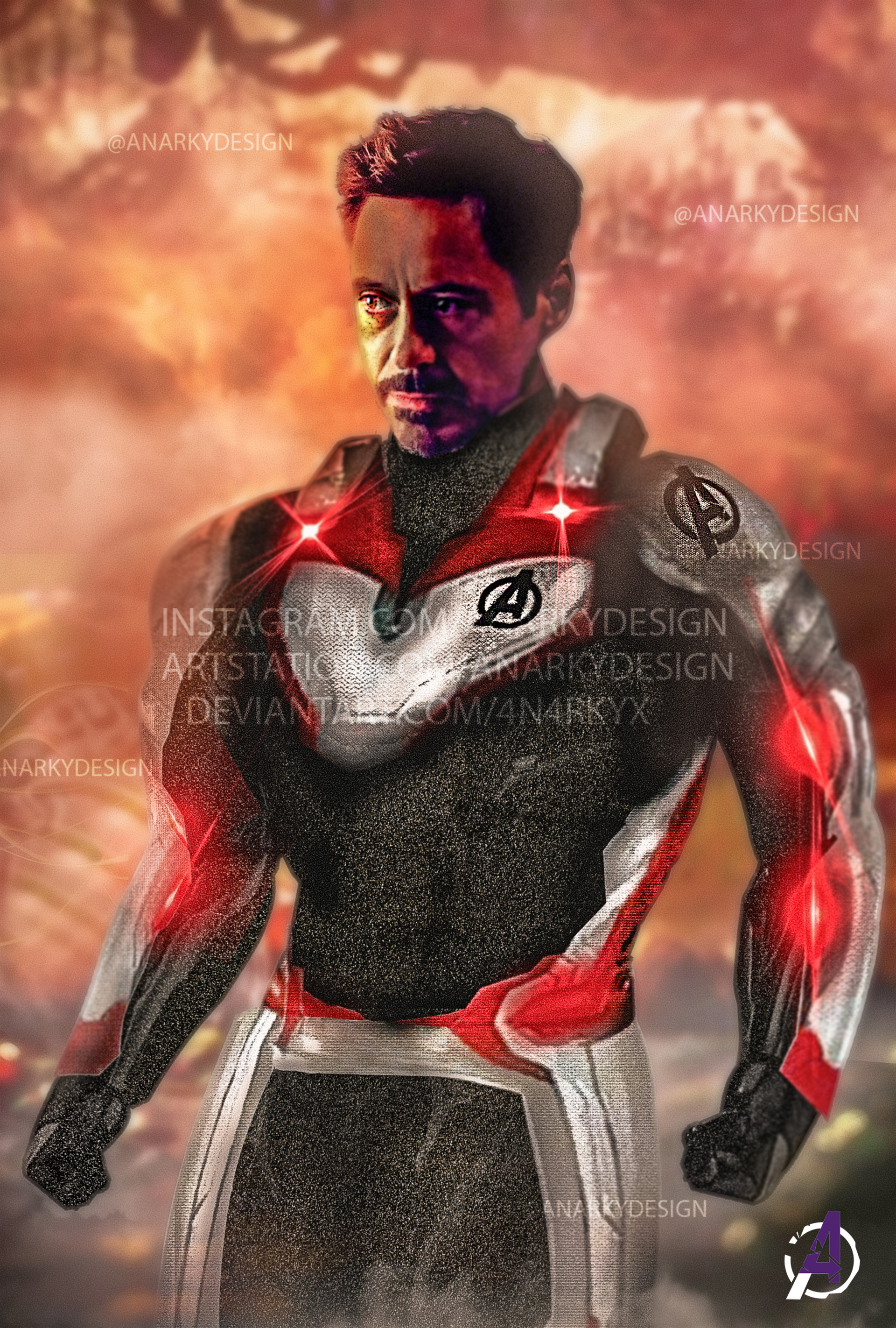 Artstation Iron Man Quantum Realm Suit V2 Variant Tobias
