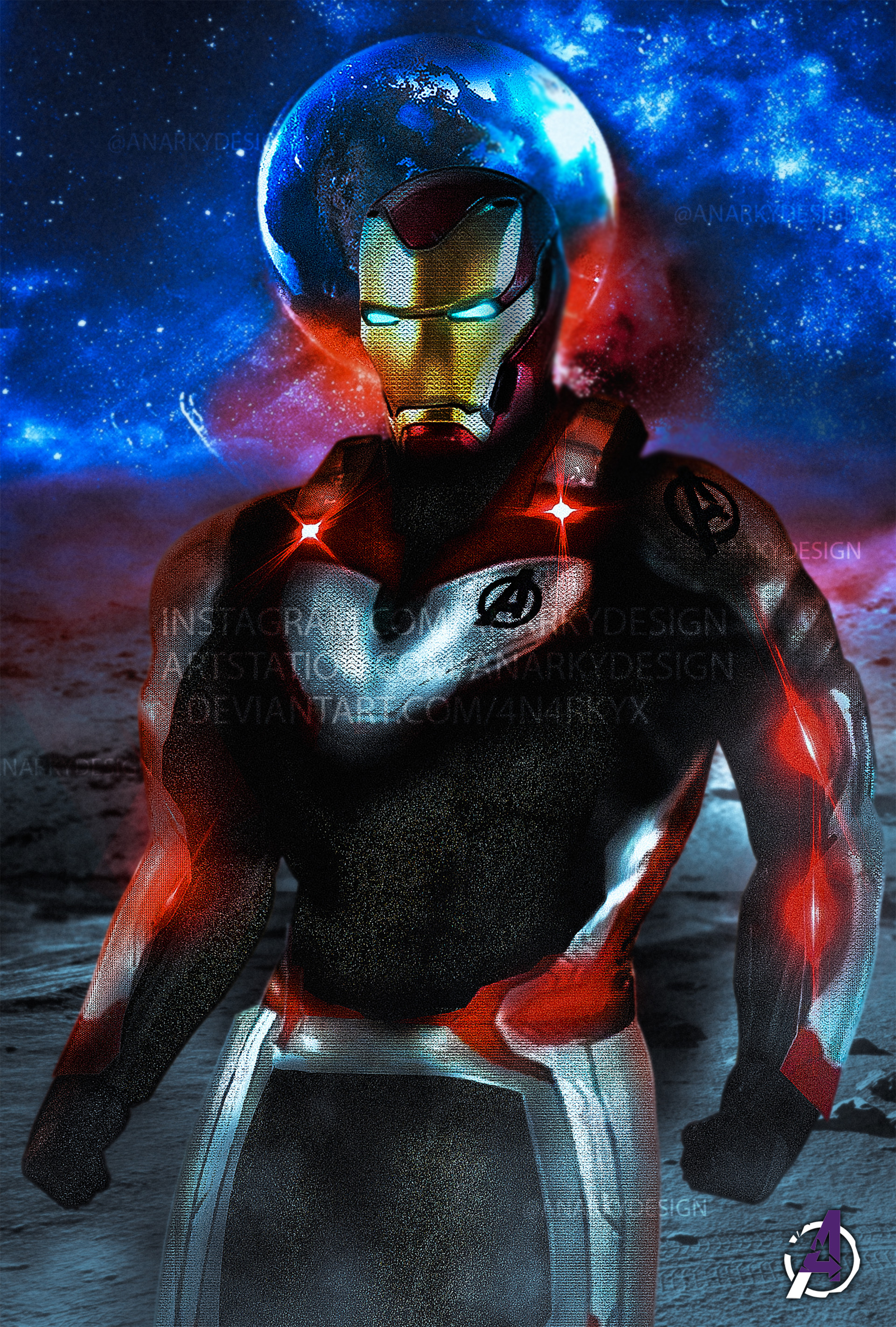 Artstation Iron Man Quantum Realm Suit V2 Variant