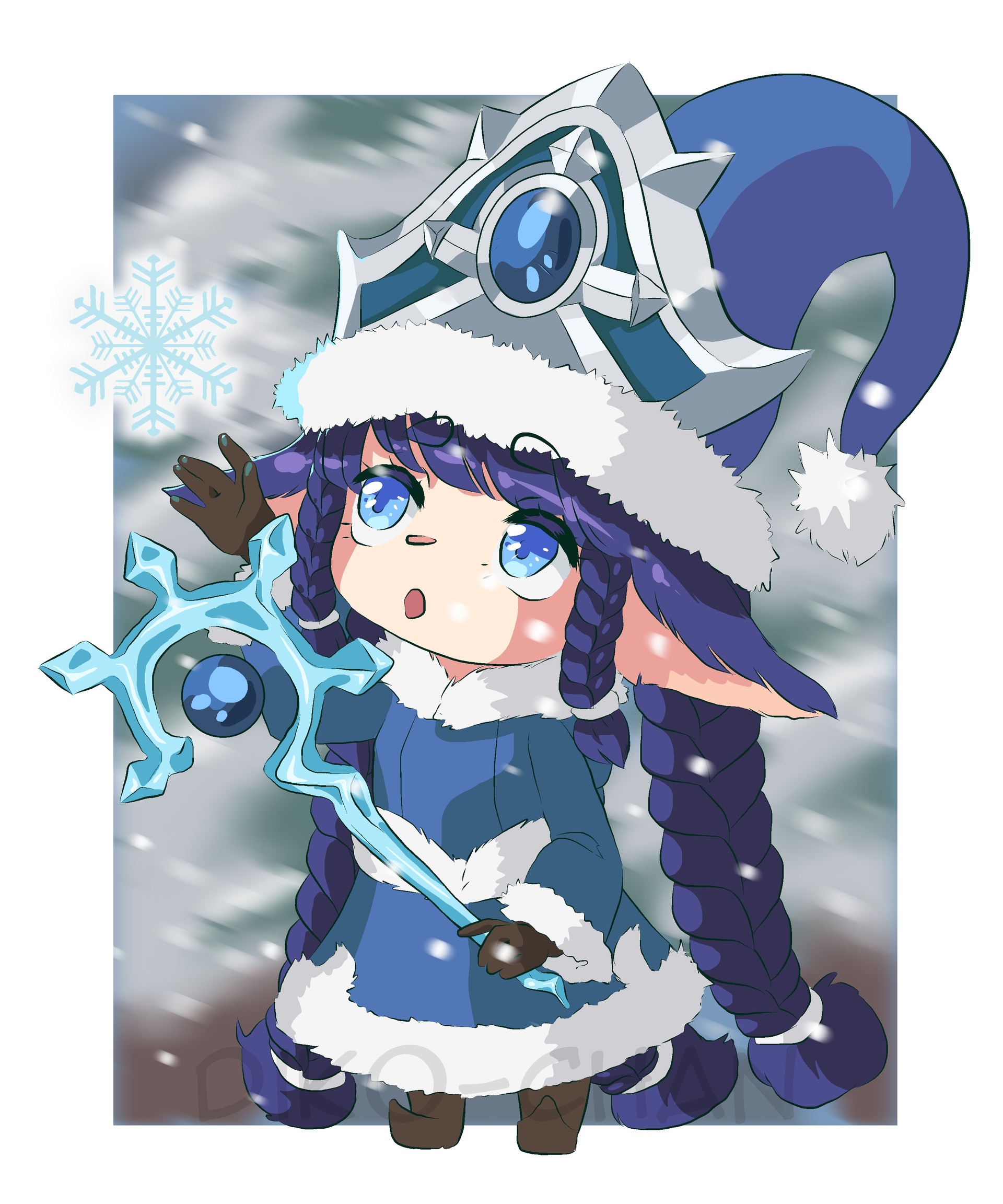 Artstation Winter Wonder Lulu Orsolya Obertik