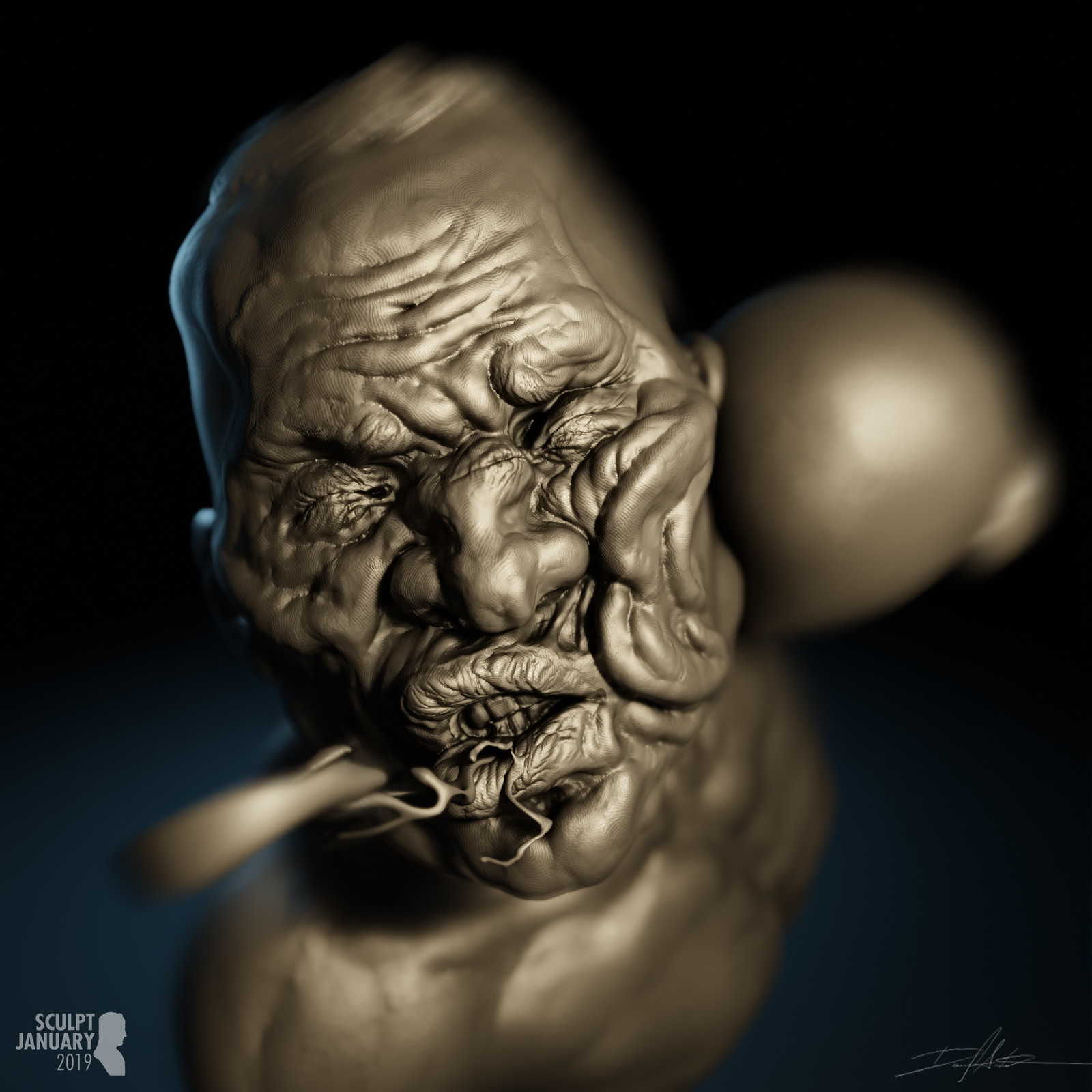 SCULPT JANUARY Day 21 - Pressure (motion)