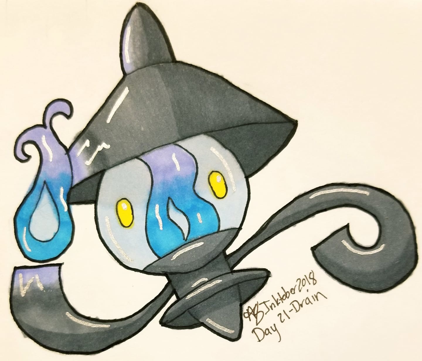 ArtStation - Inktober day 21 - drain