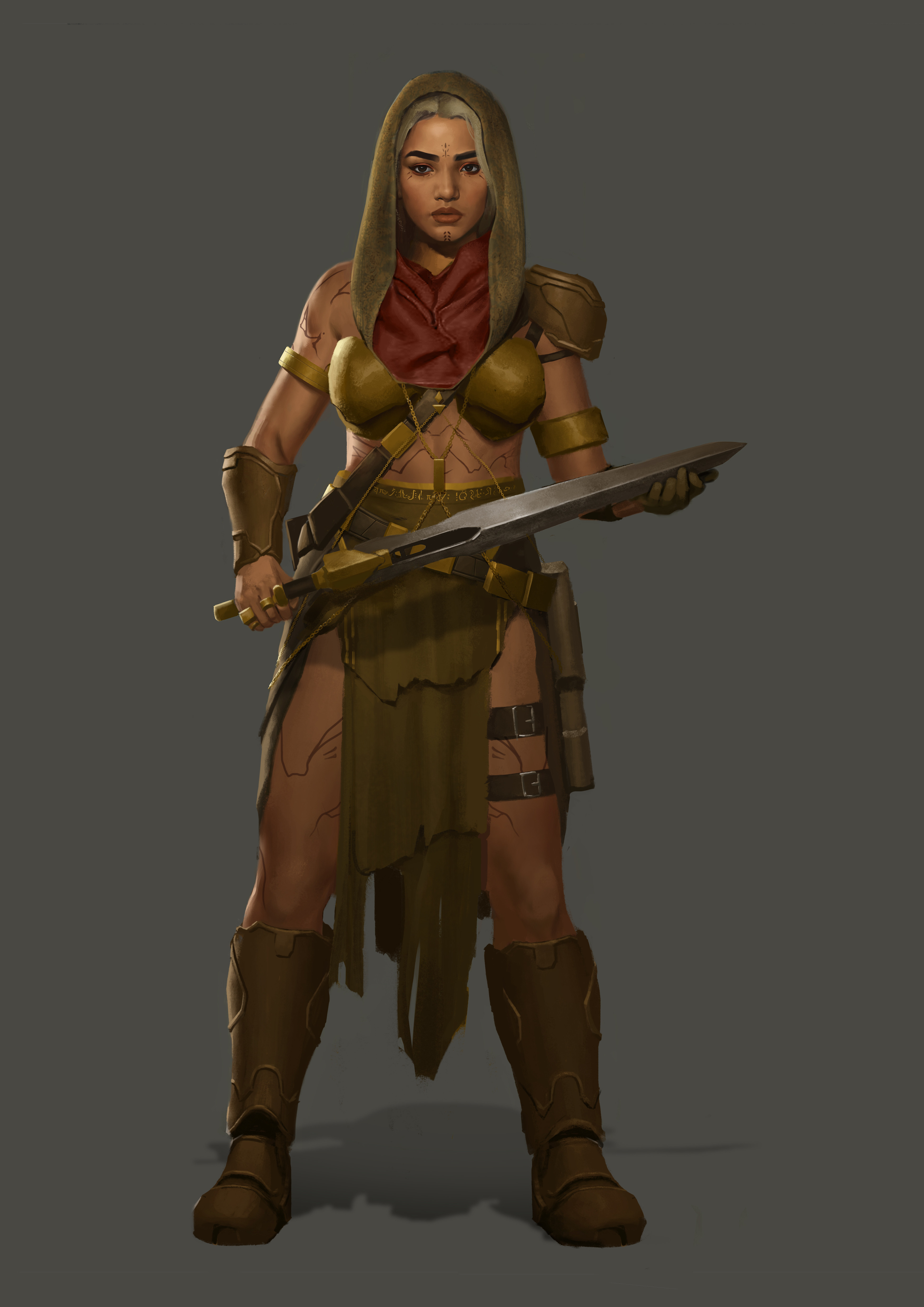 Sci fi Barbarian nomad for a personal project 