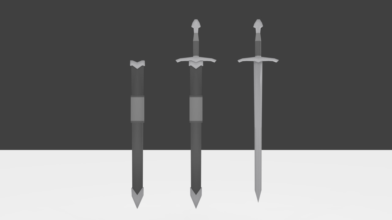 ArtStation - Vector Design Of Interlocked Medieval Swords