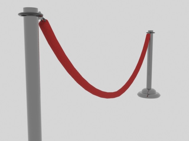 Stanchion rope