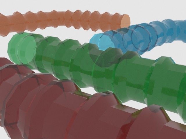 Hamster tubes zoomed in