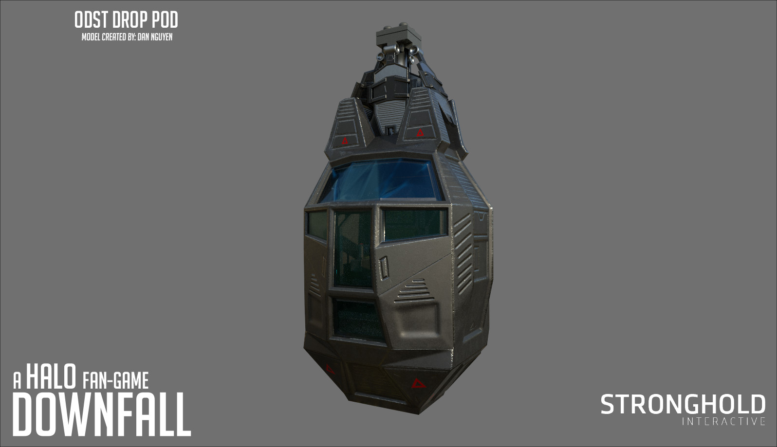 Artstation Halo Downfall Odst Drop Pod Dan Nguyen